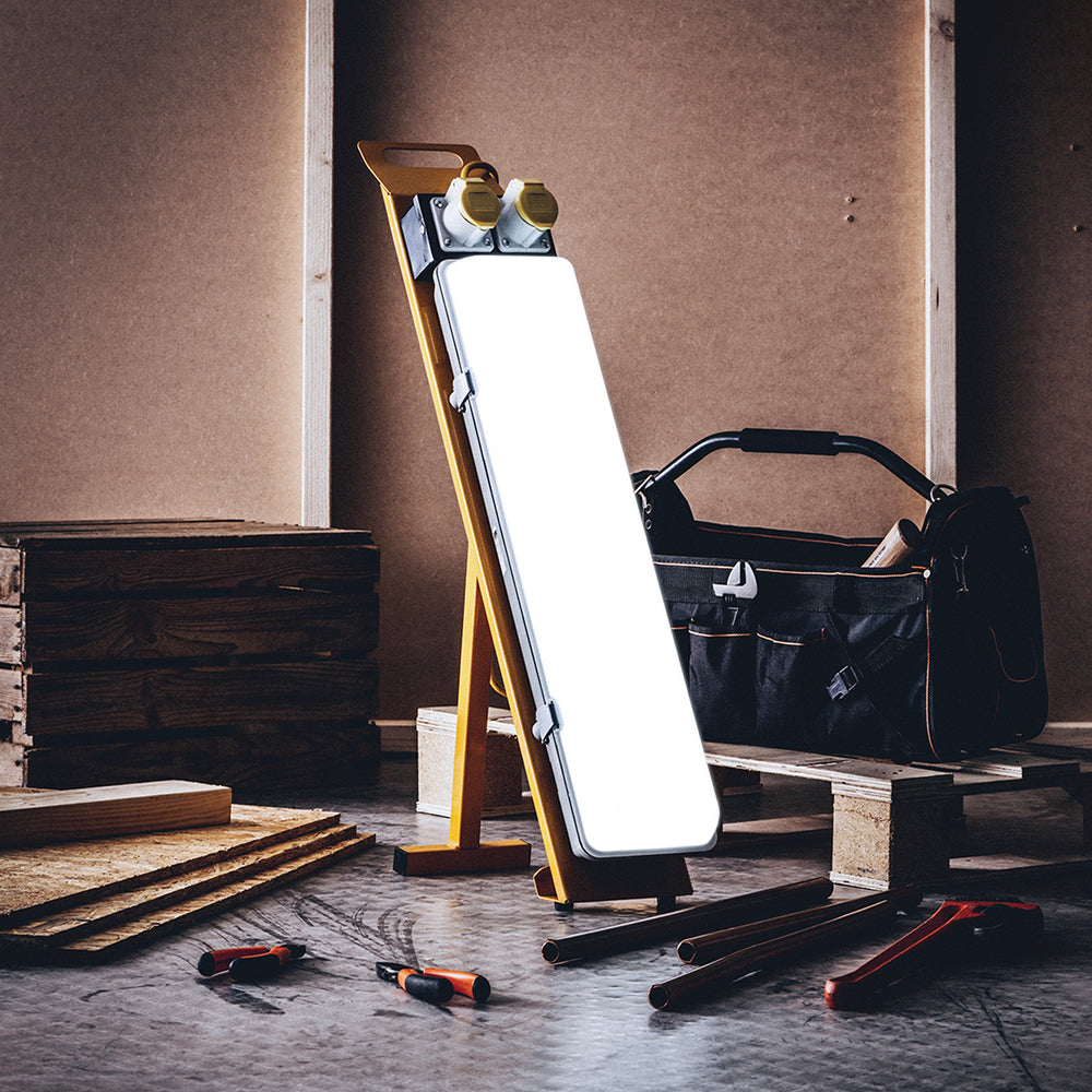 Defender LED Floor Light + Twin Power Take-Off 2ft 110V