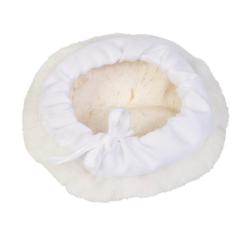 Silverline Lambswool Drawstring Bonnet 125mm