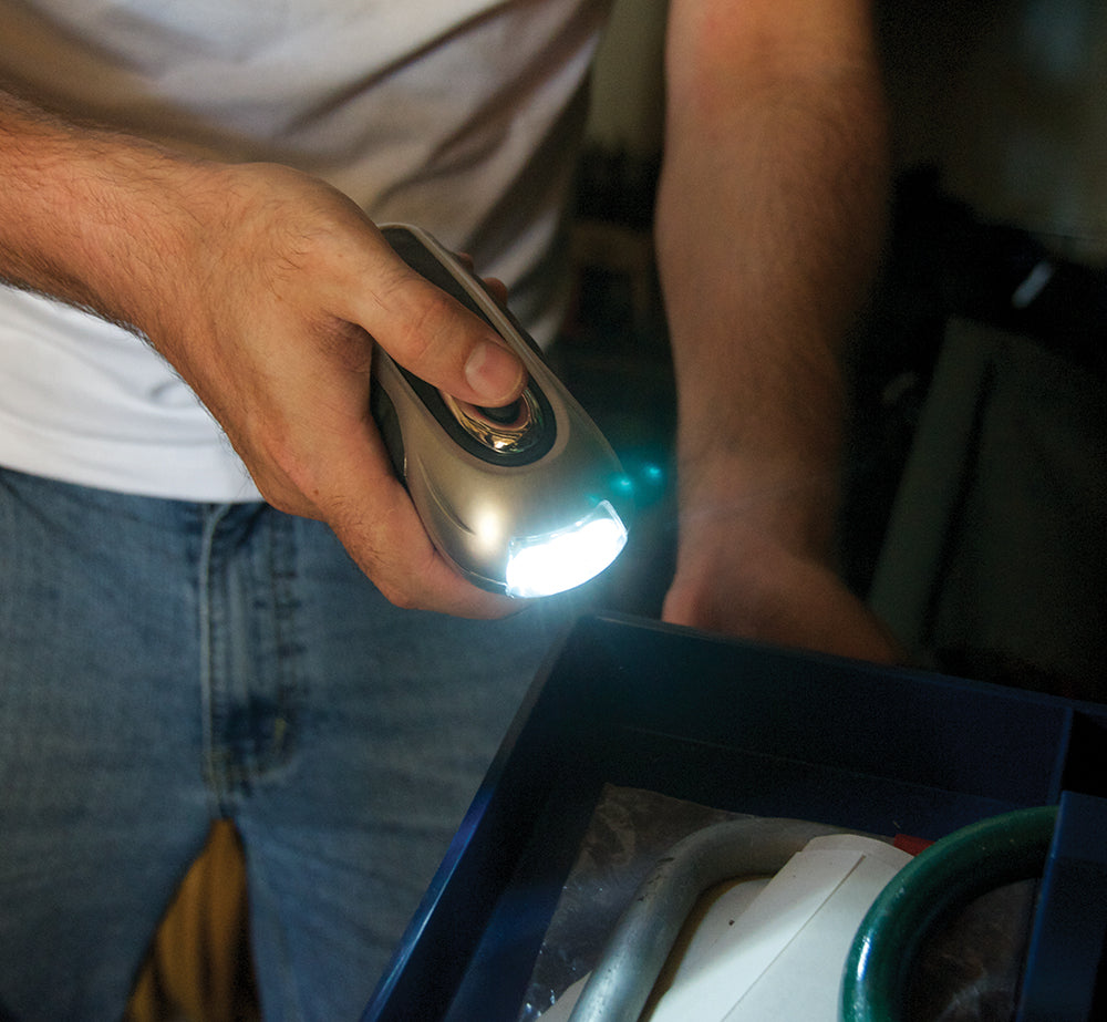 Silverline LED Wind-Up Torch 3 LED