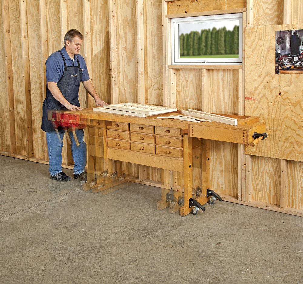 Rockler Workbench Caster Kit 4pk 400lb