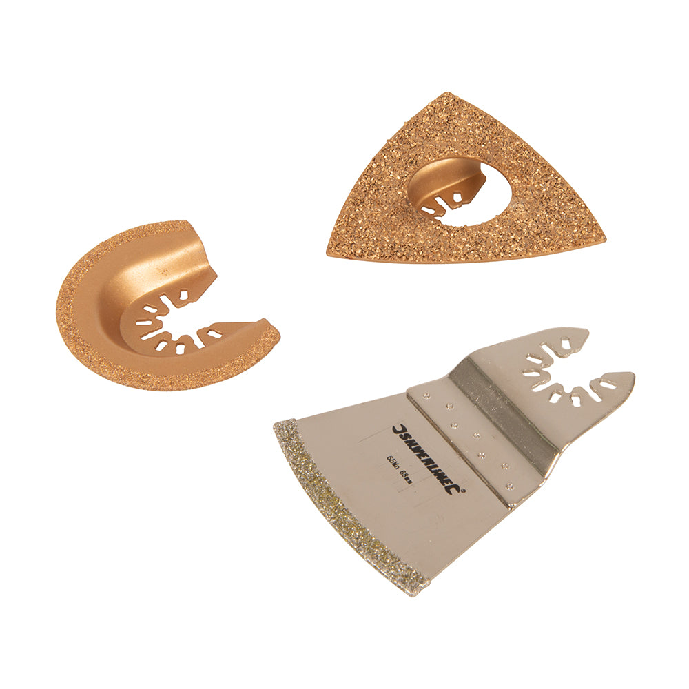 Silverline Multi-Tool Tiling Blade Set 3pce 3pce