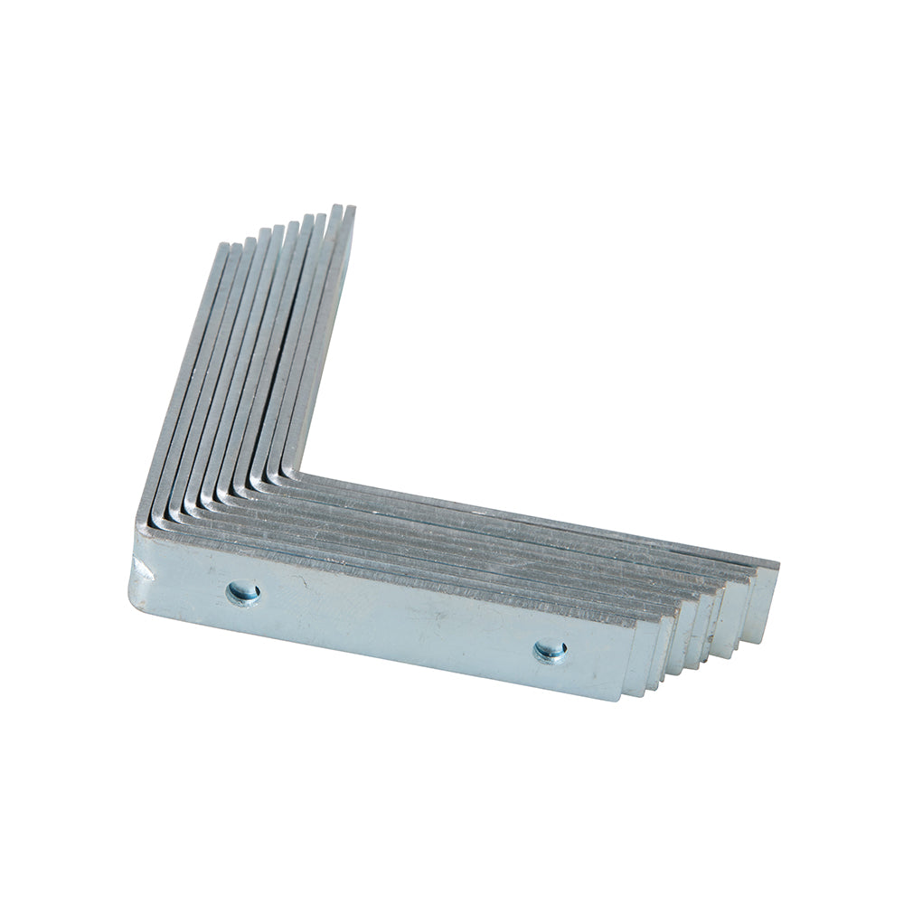 Fixman Corner Braces 10pk 75 x 1.6 x 16mm