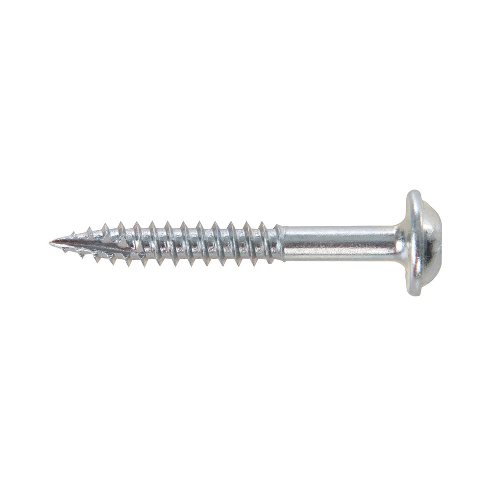 Triton Zinc Pocket-Hole Screws Washer Head Fine P/HF 7 x 1-1/4" 500pk