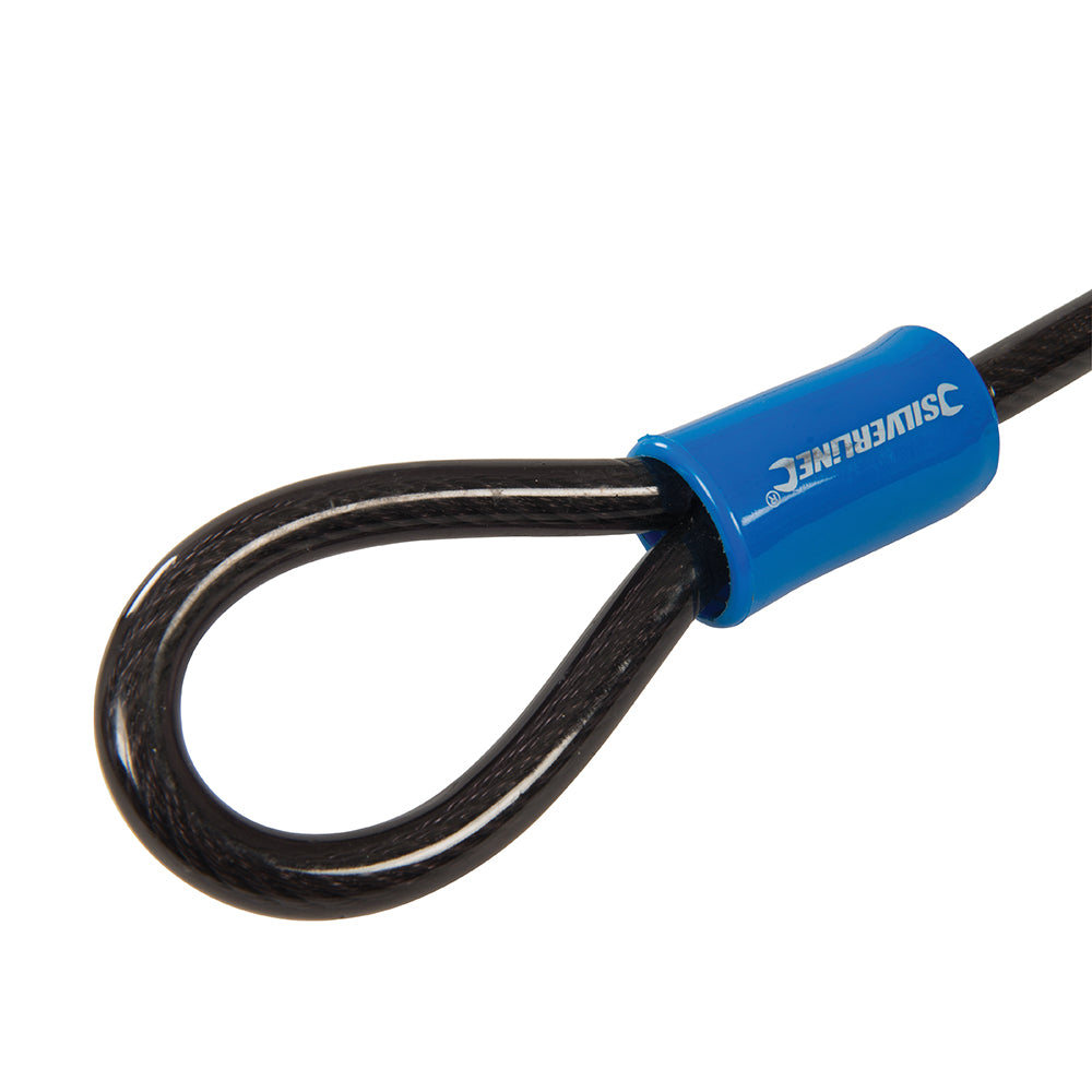 Silverline U-Lock & Cable Set 145 x 210mm / 10 x 1200mm