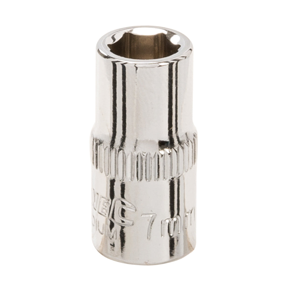 Silverline Socket 1/4" Drive 6pt Metric 7mm