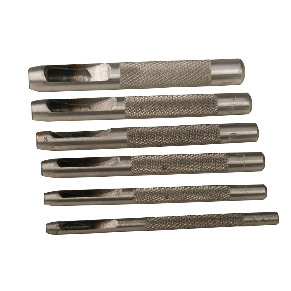 Silverline Hollow Punch Set 6pce 6pce