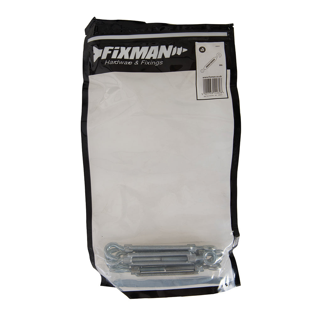 Fixman Turn Buckle 5pk M6
