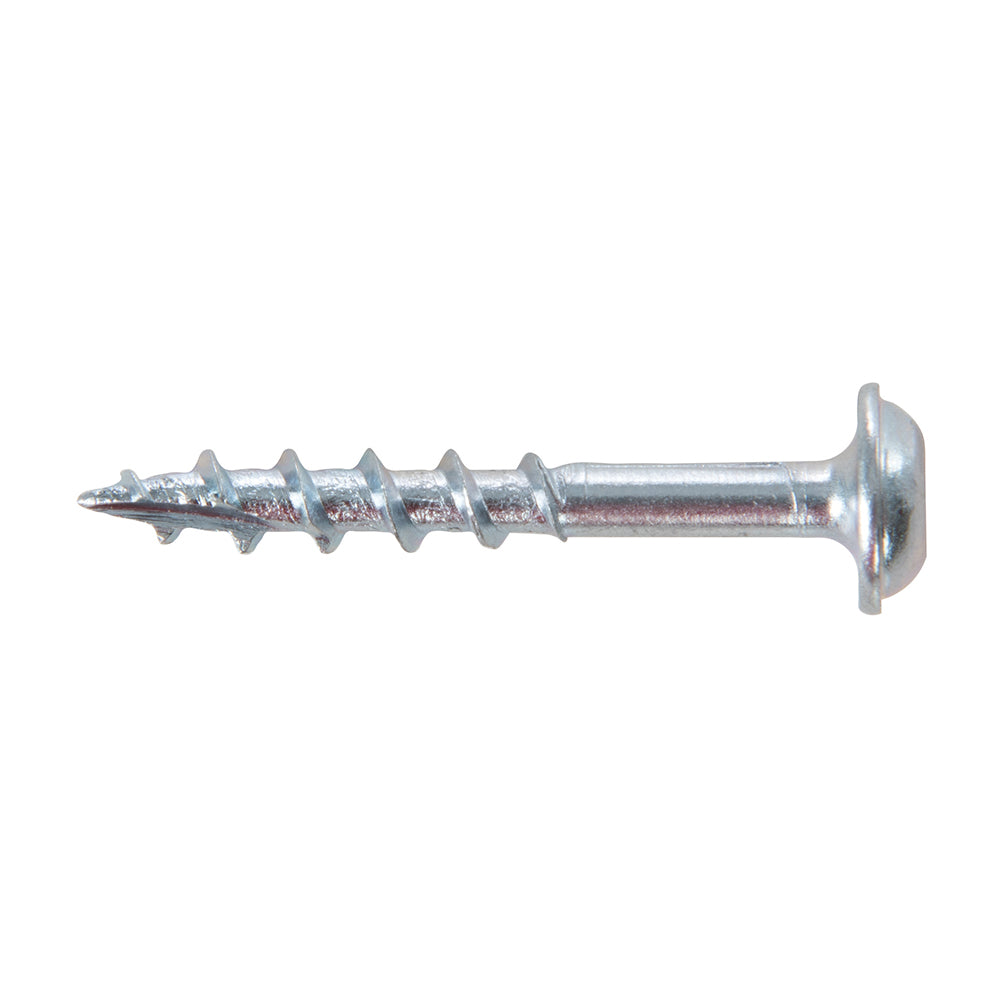 Triton Zinc Pocket-Hole Screws Washer Head Coarse P/HC 8 x 1-1/4" 500pk