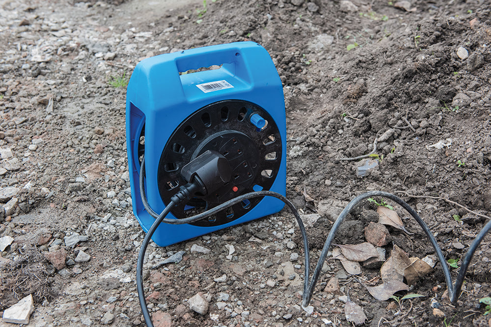 Powermaster Cassette Cable Reel 13A 230V 4-Gang 15m