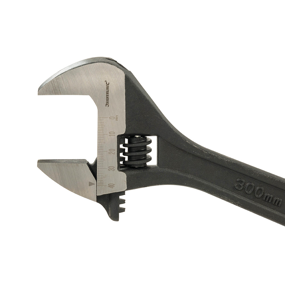 Silverline Expert Adjustable Wrench Length 250mm - Jaw 27mm