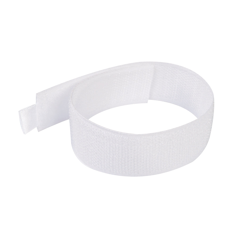 Fixman Hook & Loop Cable Ties 10pk 150mm White