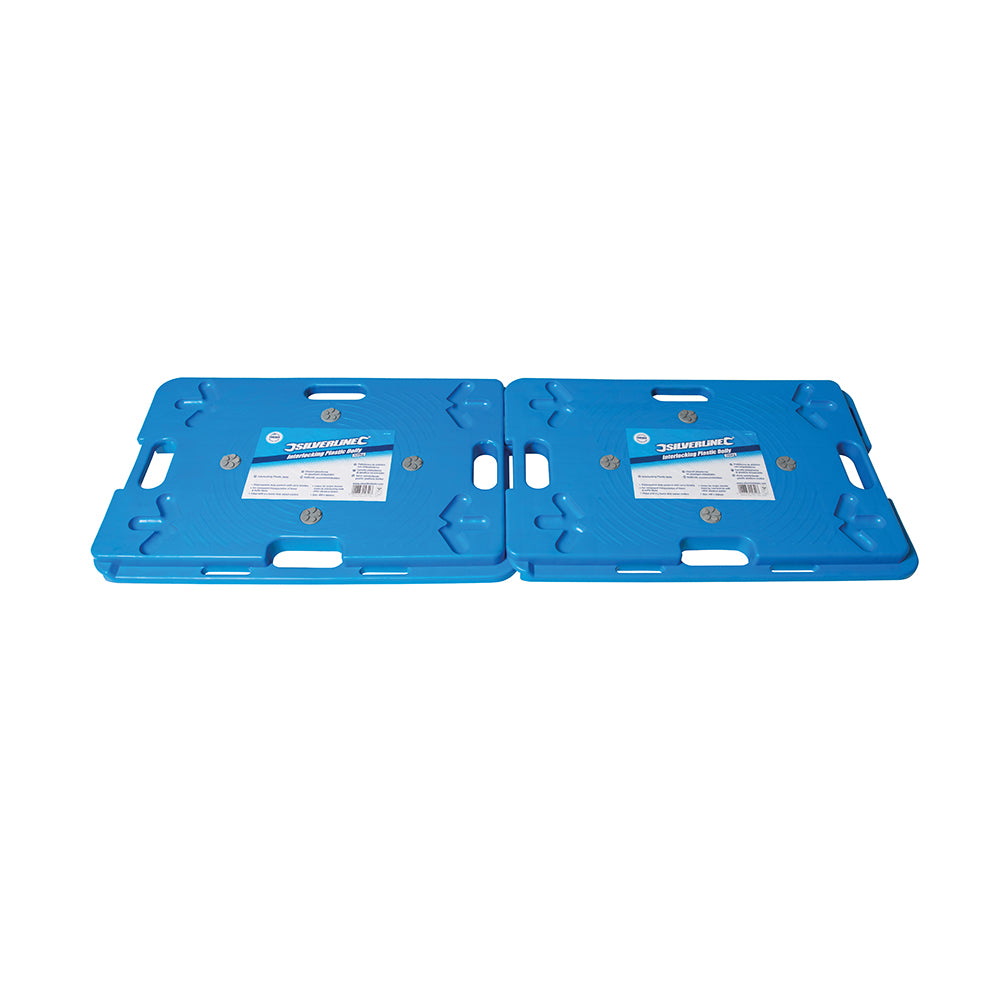 Silverline Interlocking Plastic Dolly 100kg