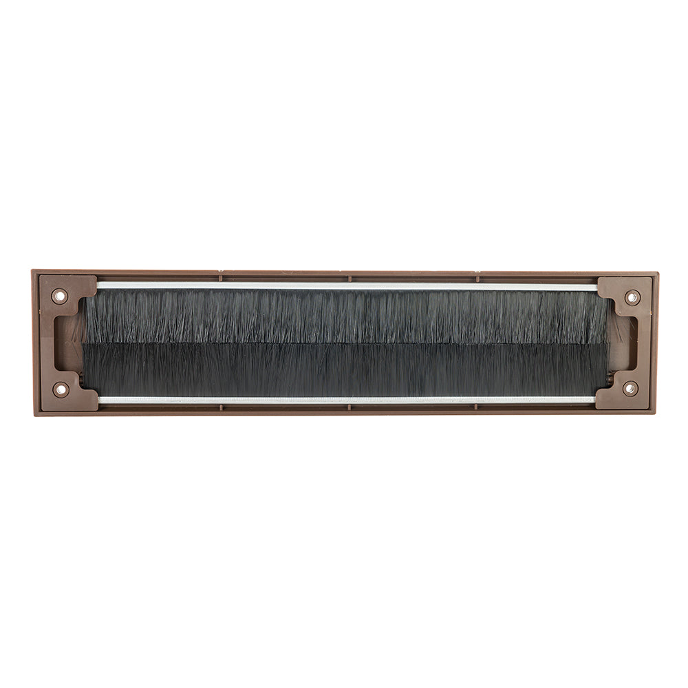 Fixman Letterbox Draught Seal with Flap 338 x 78mm Brown