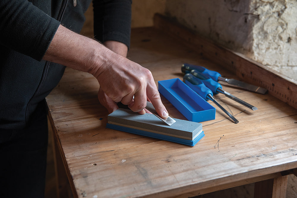 Silverline Silicon Carbide Combination Sharpening Stone Fine / Medium Grade