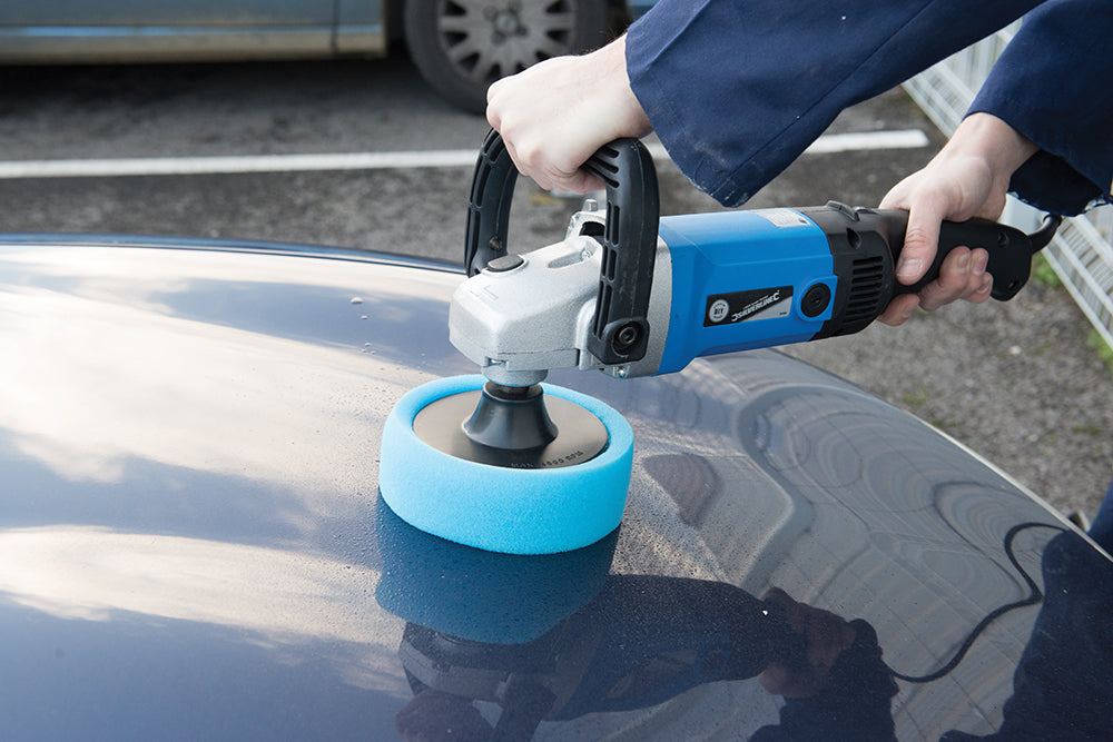 Silverline M14 Foam Polishing Head 150mm Medium Blue