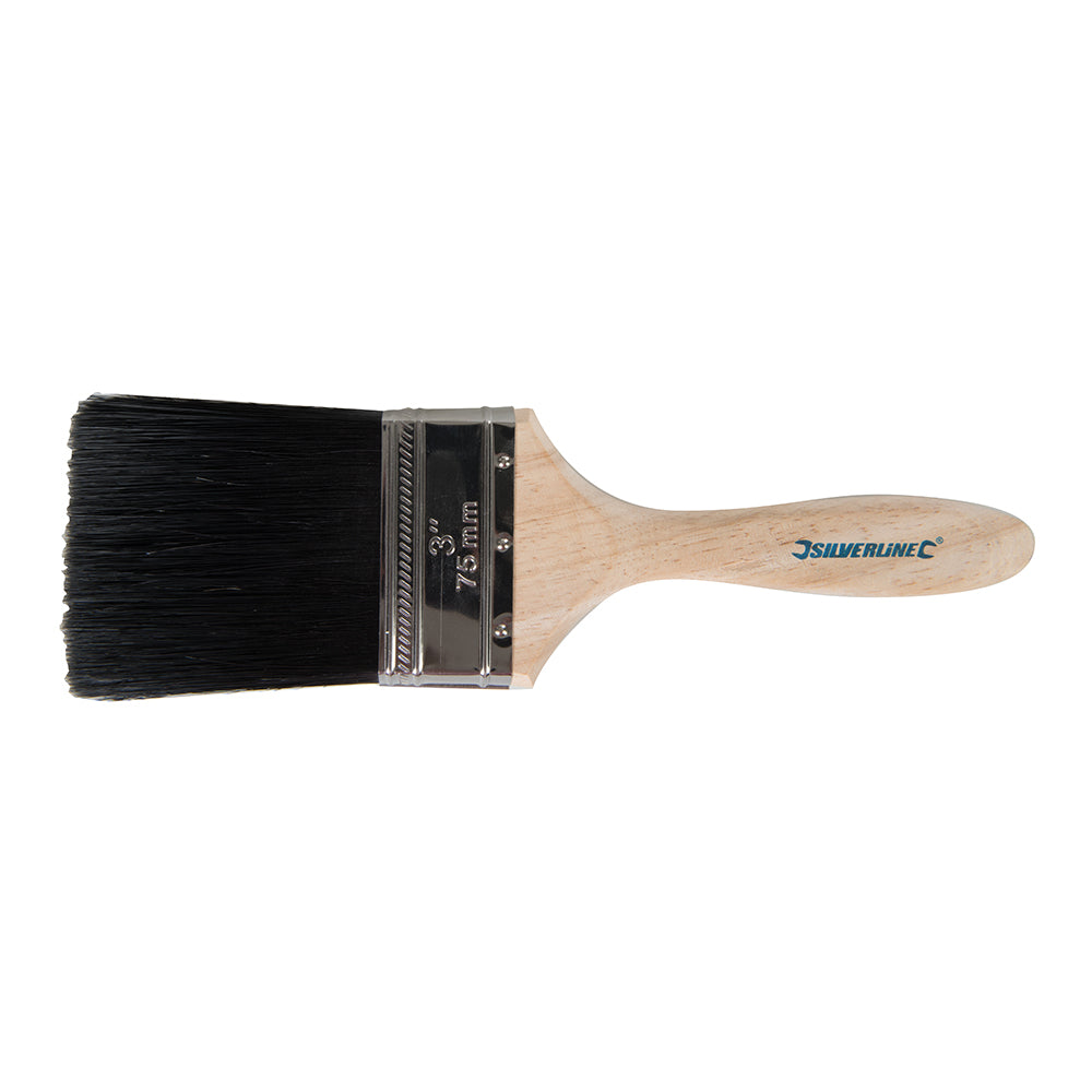 Silverline Premium Mixed-Bristle Paint Brush 75mm / 3"