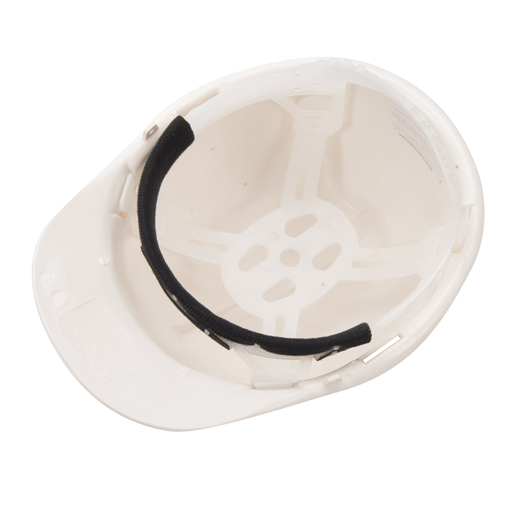 Silverline Safety Hard Hat White