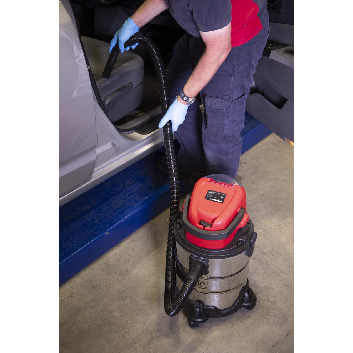 Sealey 20V SV20 Series 20L Rechargeable Wet & Dry Vacuum Cleaner - Body Only PC20SD20V
