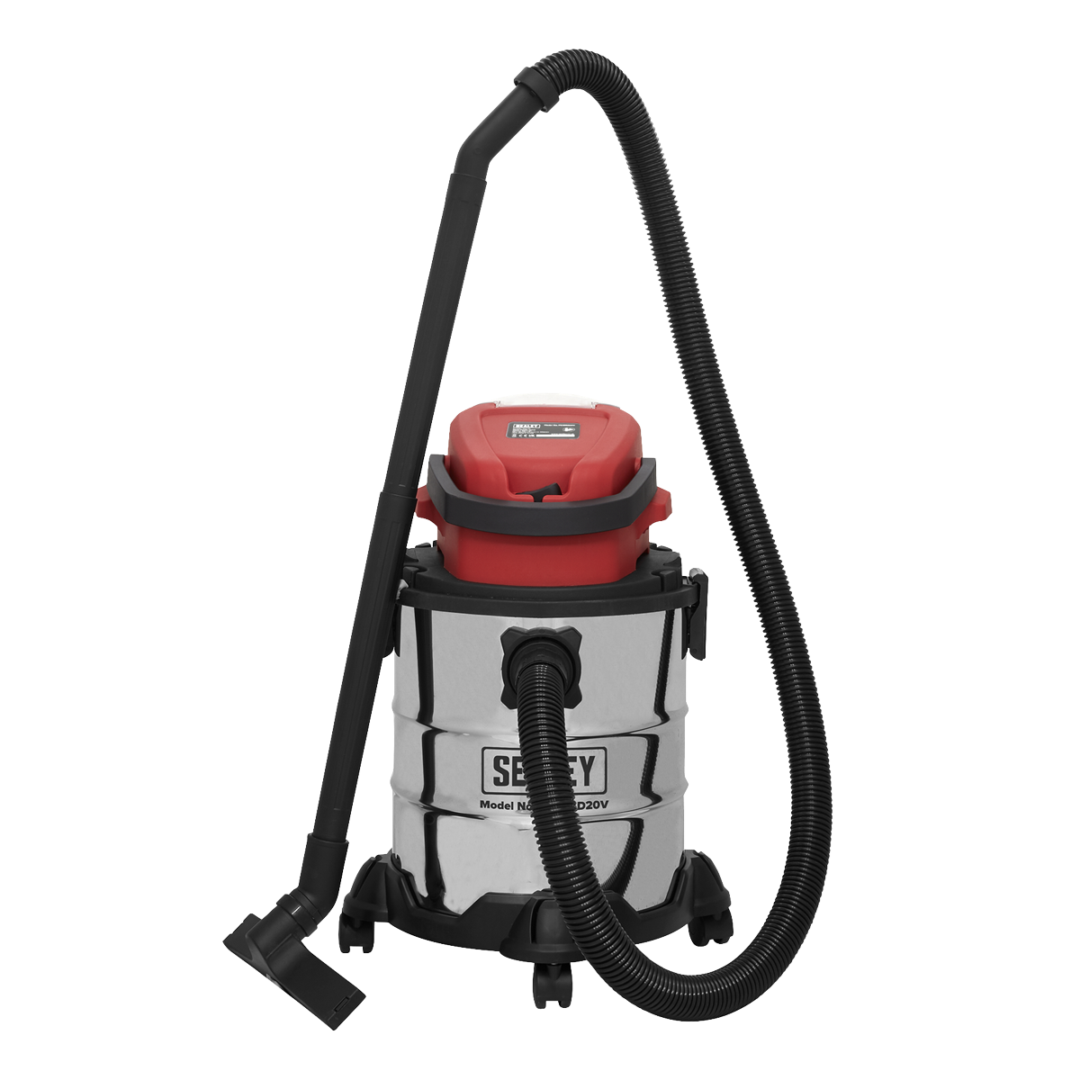 Sealey 20V SV20 Series 20L Rechargeable Wet & Dry Vacuum Cleaner - Body Only PC20SD20V