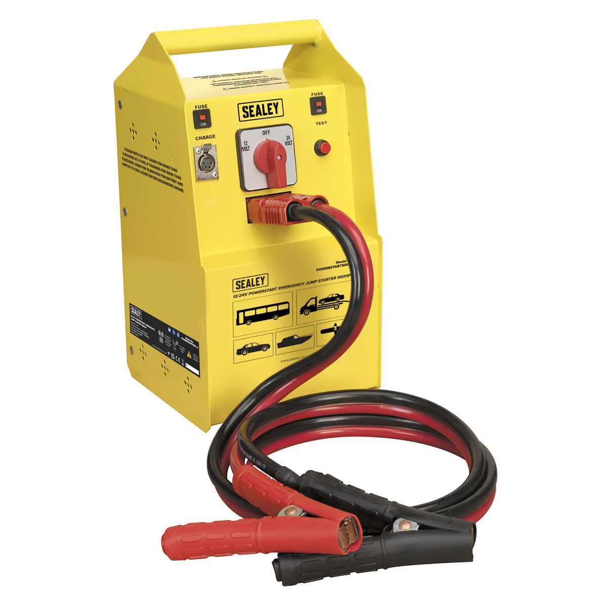 Sealey 12/24V PowerStart Emergency Jump Starter 500hp POWERSTART500