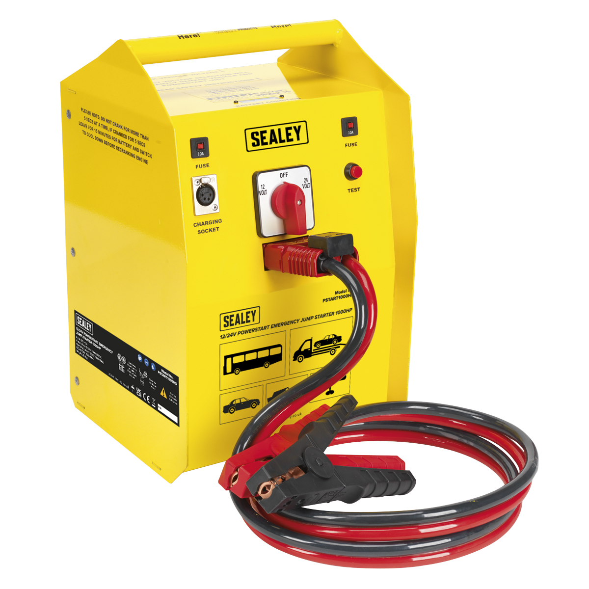 Sealey 12/24V PowerStart Emergency Jump Starter 1000hp PSTART1000HD