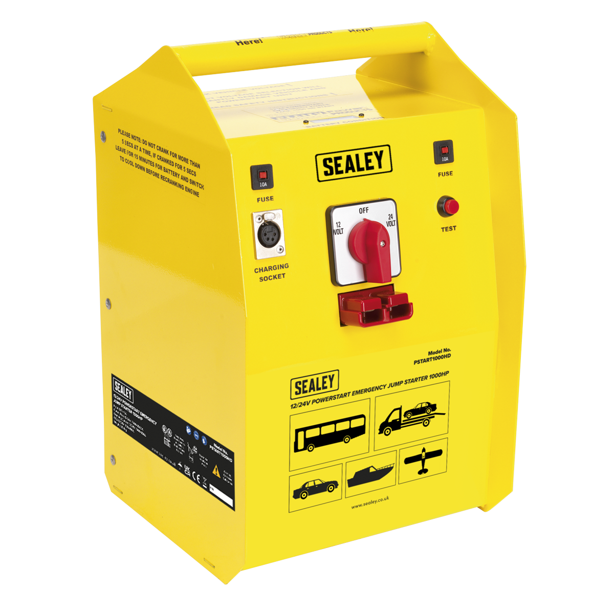 Sealey 12/24V PowerStart Emergency Jump Starter 1000hp PSTART1000HD