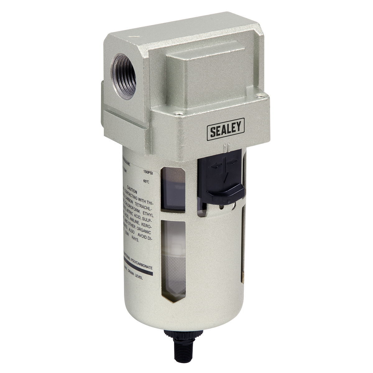 Sealey Air Filter Auto Drain Max Airflow 140cfm SA206FAD