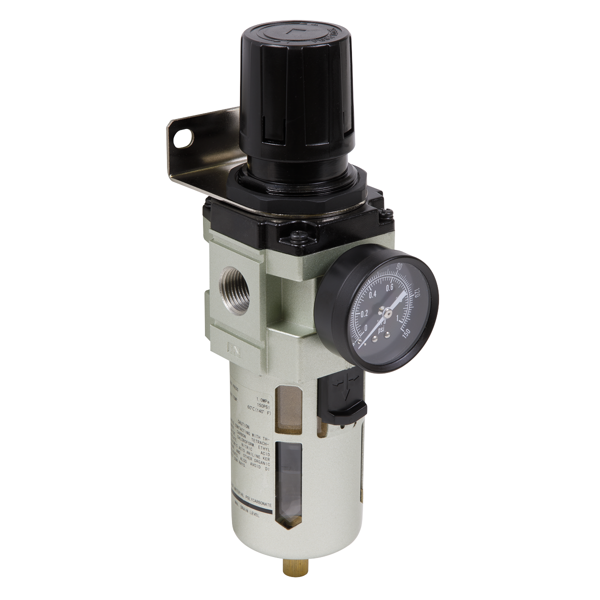 Sealey Air Filter/Regulator Max Airflow 140cfm SA206FR