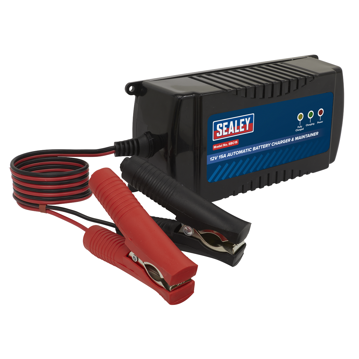 Sealey 12V 15A Automatic Battery Charger & Maintainer SBC15