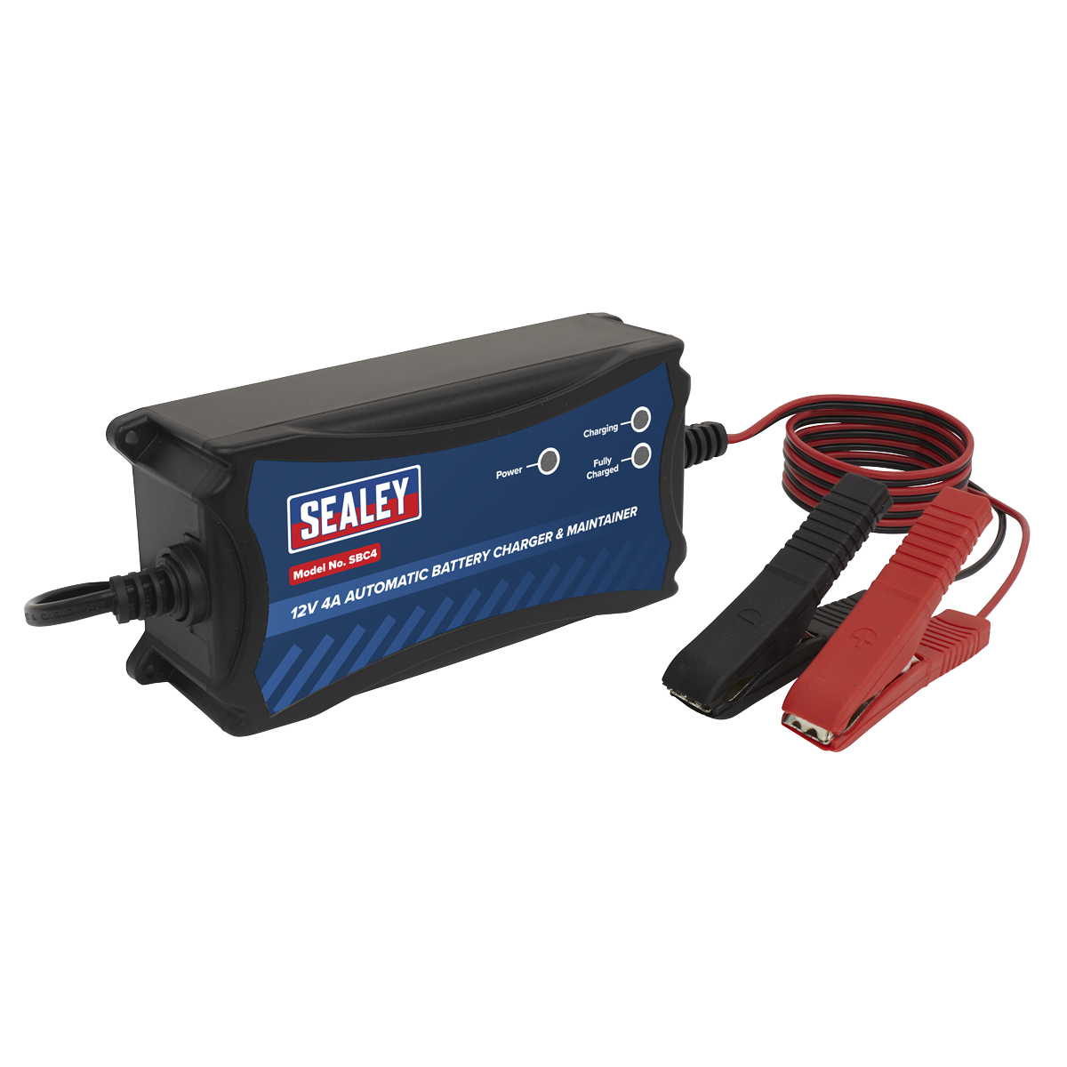 Sealey 12V 4A Automatic Battery Charger & Maintainer SBC4
