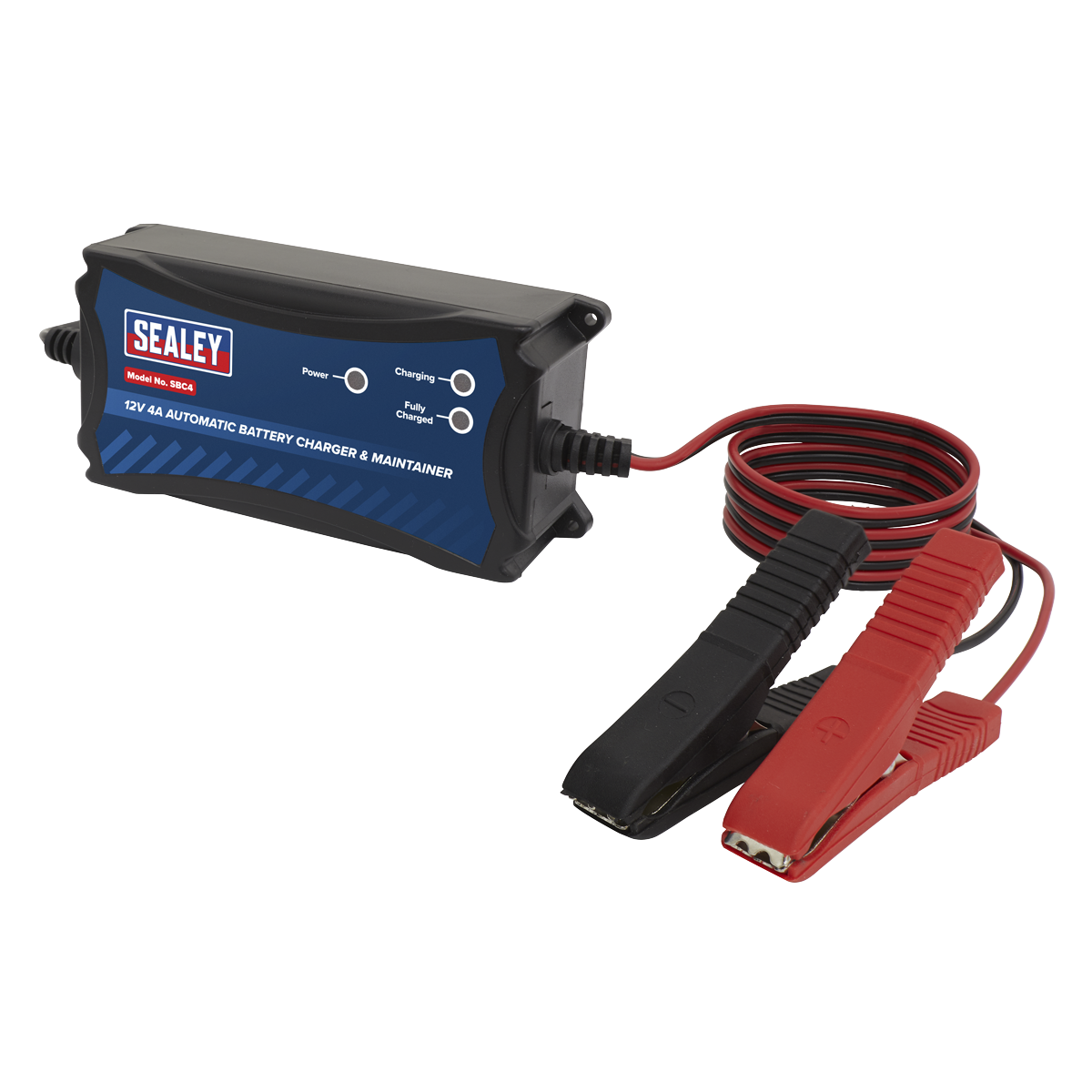 Sealey 12V 4A Automatic Battery Charger & Maintainer SBC4