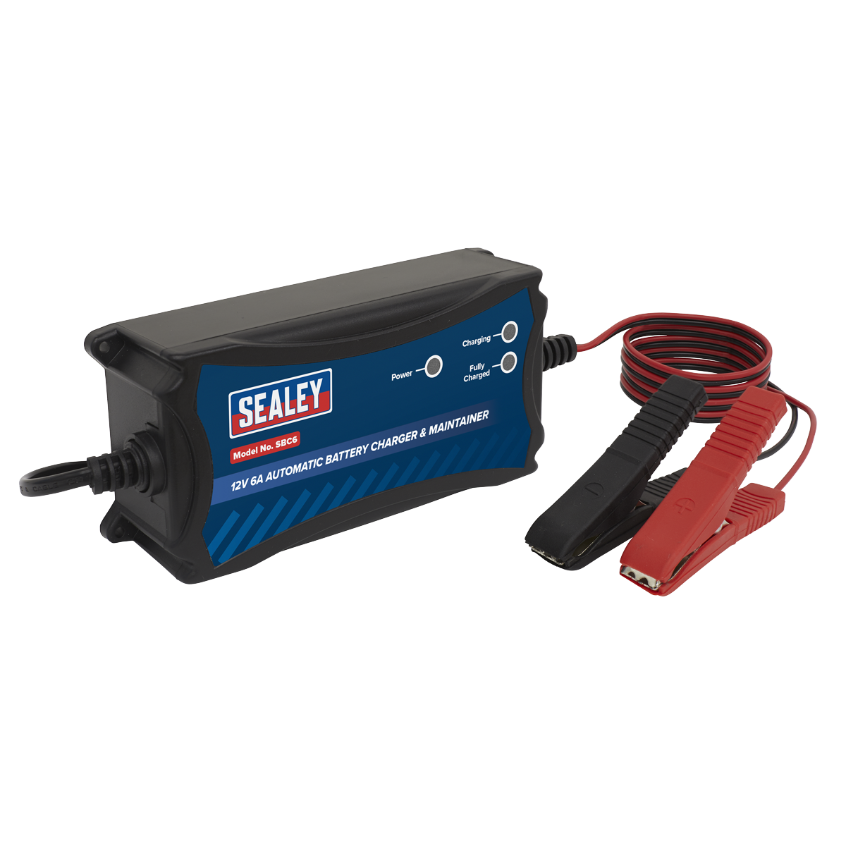 Sealey 12V 6A Automatic Battery Charger & Maintainer SBC6