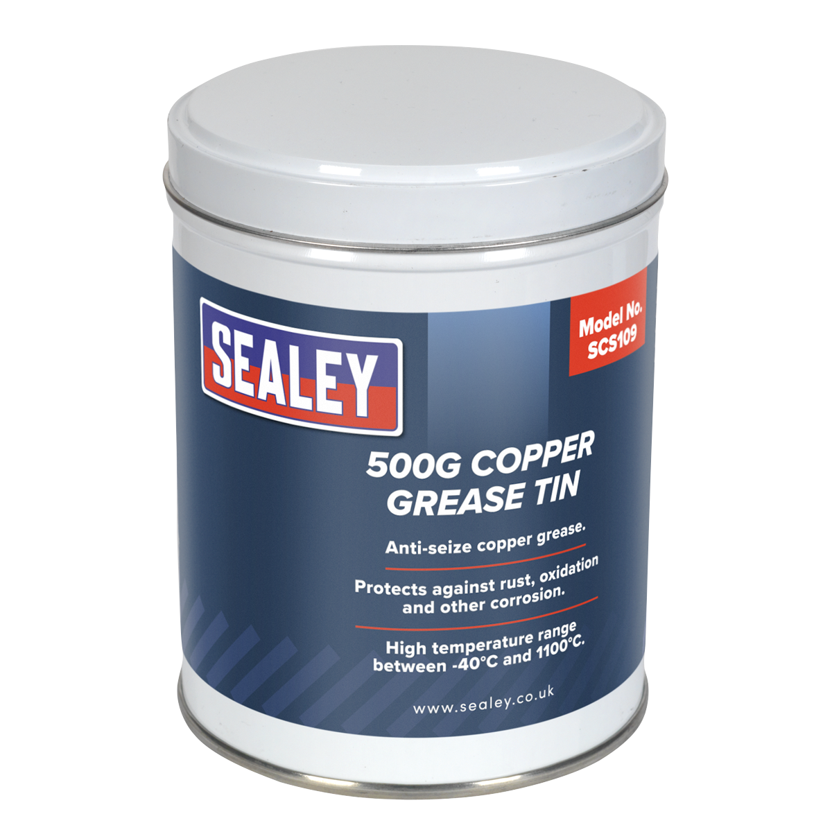 Sealey 500g Copper Grease Tin SCS109
