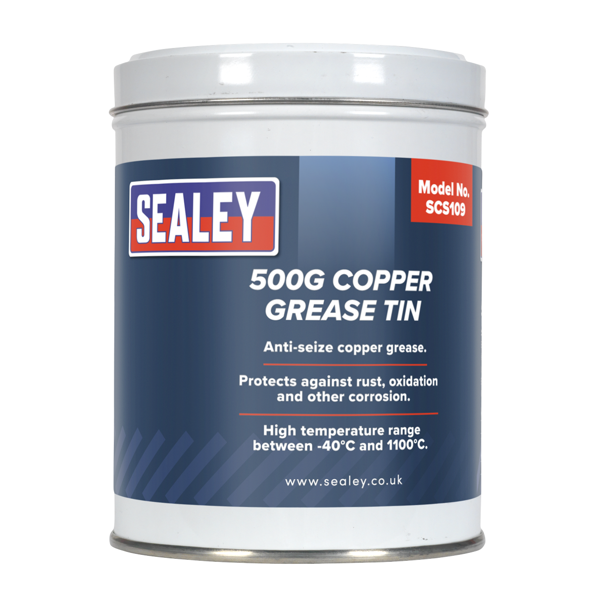 Sealey 500g Copper Grease Tin SCS109