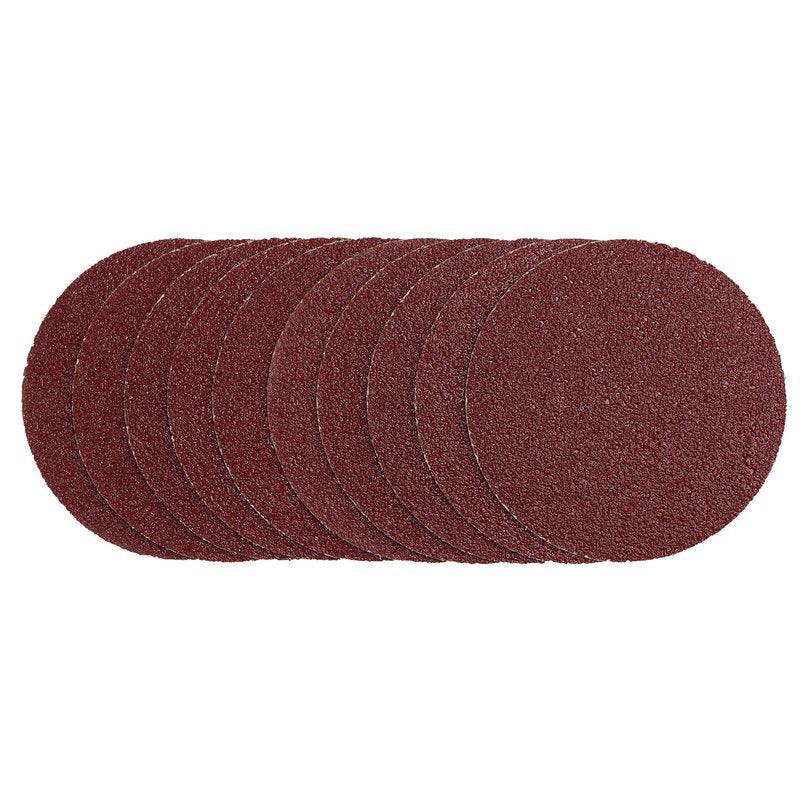 Draper Sanding Discs, 125mm, Hook & Loop, 40G (Pack of 10) DRA-02693