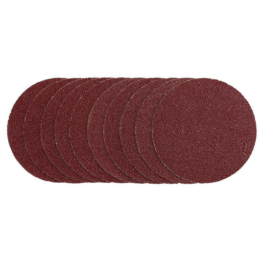Draper Sanding Discs, 125mm, Hook & Loop, 40G (Pack of 10) DRA-02693