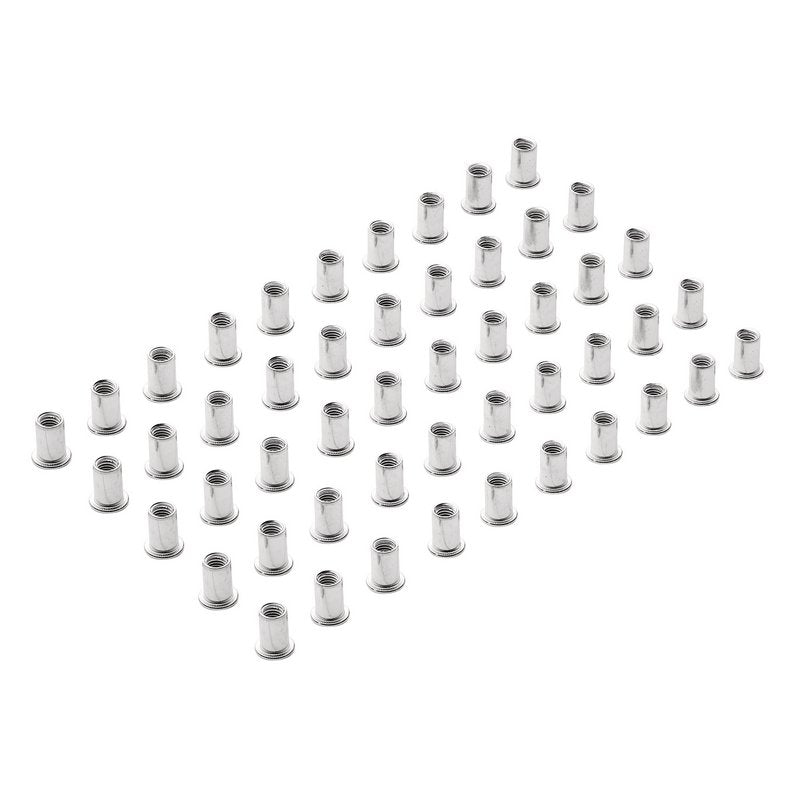 Draper Zinc Plated Threaded Insert Rivet Nuts, M8 x 1.25mm (Pack of 50) DRA-04054