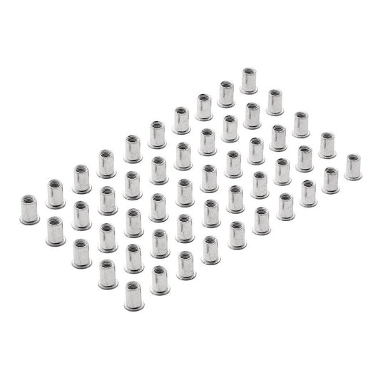 Draper Zinc Plated Threaded Insert Rivet Nuts, M10 x 1.5mm (Pack of 50) DRA-04056