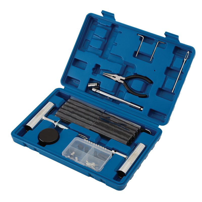 Draper Tyre Puncture Repair Kit for Tubeless Off Road Vehicles (65 Piece) DRA-04139