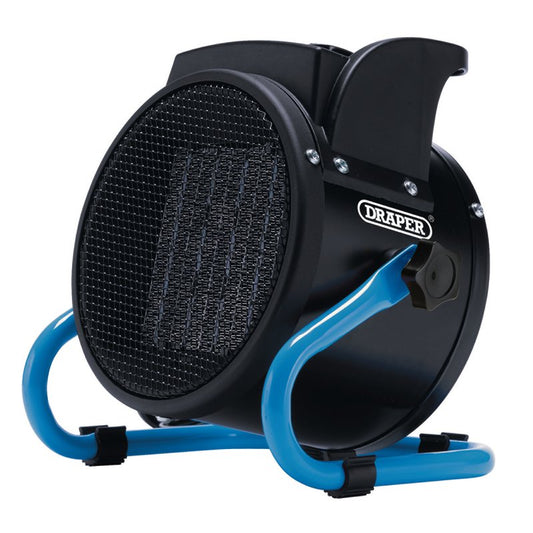Draper 230V PTC Electric Space Heater, 2kW, 6824 BTU DRA-04565