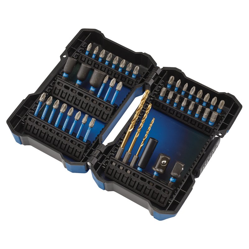 Draper Expert Impact Screwdriver Bit Set, 1/4" Hex (44 Piece) DRA-04931