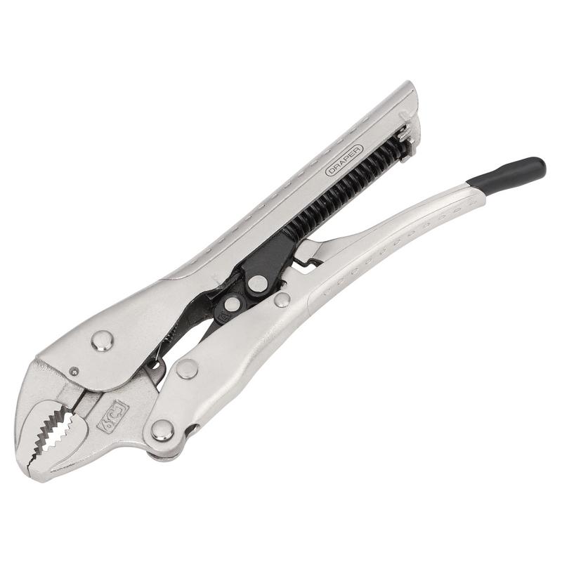Draper Curved Jaw Auto Locking Pliers, 175mm DRA-07101