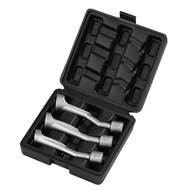Draper Injection Line Socket Set, 1/2" Sq. Dr. (3 Piece) DRA-07126