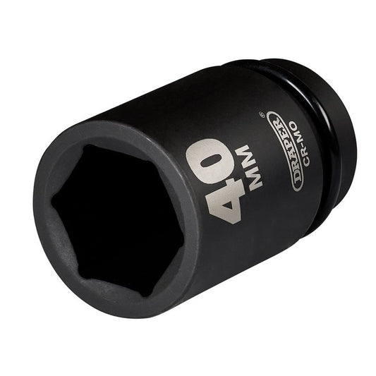 Draper HI-TORQ Deep Impact Socket, 1" Sq. Dr., 40mm DRA-08511