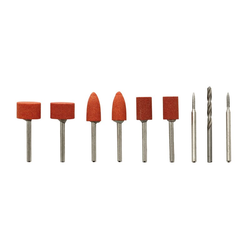Draper Grinding/Drilling Points for D20 Engraver/Grinder (9 Piece) DRA-08959