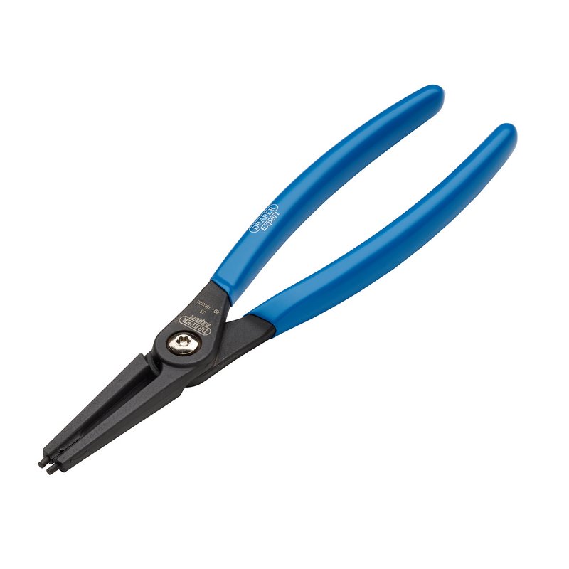 Draper Expert Straight Tip Internal Circlip Pliers, J3, 225mm DRA-09024
