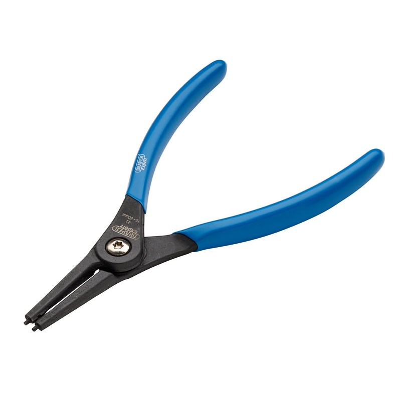 Draper Expert Straight Tip External Circlip Pliers, A2, 180mm DRA-09037