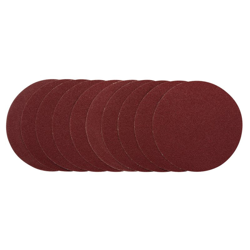 Draper Sanding Discs, 200mm, 40 Grit (Pack of 10) DRA-10229