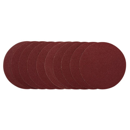 Draper Sanding Discs, 200mm, 40 Grit (Pack of 10) DRA-10229