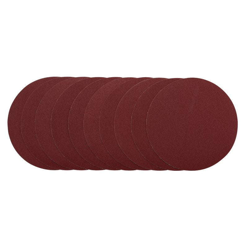 Draper Sanding Discs, 200mm, 120 Grit (Pack of 10) DRA-10233